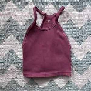Free People Happiness Runs Crop Tank in color Rose